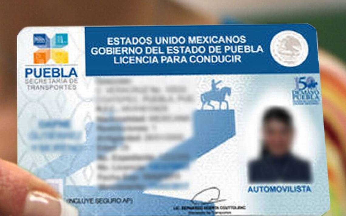 Tramitadas 138 mil licencias permanentes para conducir en Puebla El